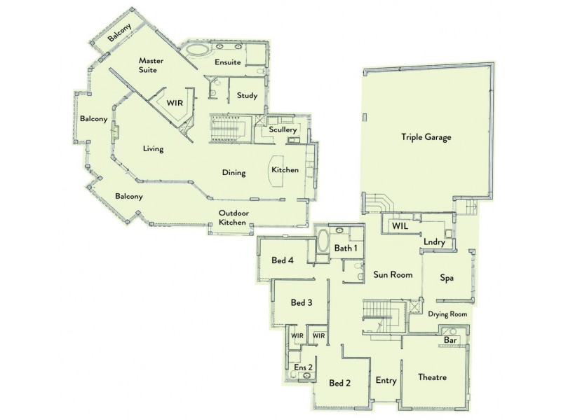 1 Enchantress Lane, Dawesville WA 6211 Floorplan