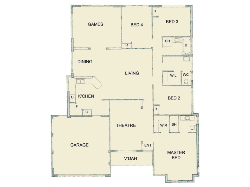 53 Yindana Boulevard, Lakelands WA 6180 Floorplan