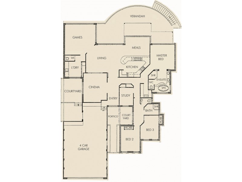 25 Aztec island Retreat, Halls Head WA 6210 Floorplan