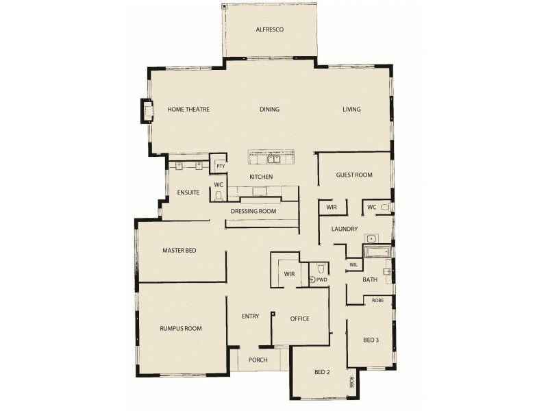 64 Thomasfield Place, Ravenswood WA 6208 Floorplan