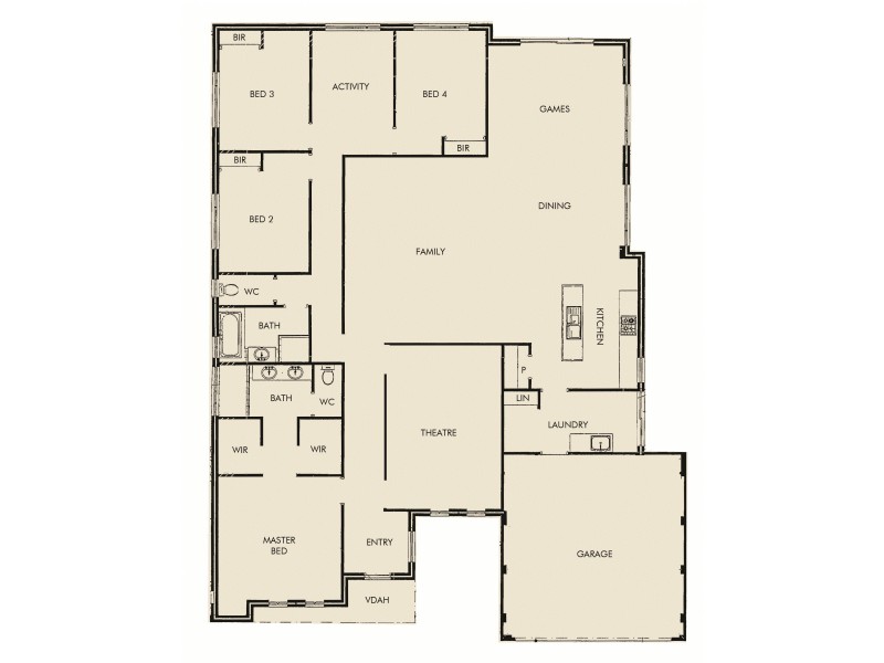 7 St Cloud Link, Meadow Springs WA 6210 Floorplan