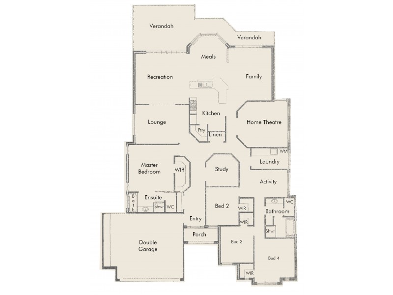12 Calytrix Way, Halls Head WA 6210 Floorplan