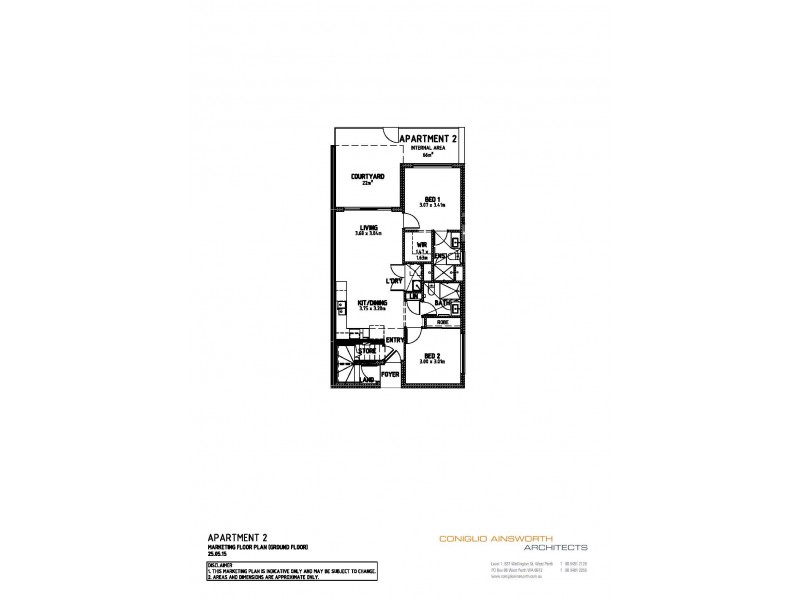 2/33 Cooper Street, Mandurah WA 6210 Floorplan