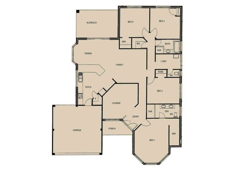 13 Dunsborough Court, Dawesville WA 6211 Floorplan