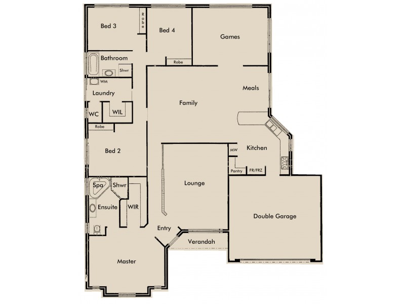 6 Napier Close, Halls Head WA 6210 Floorplan