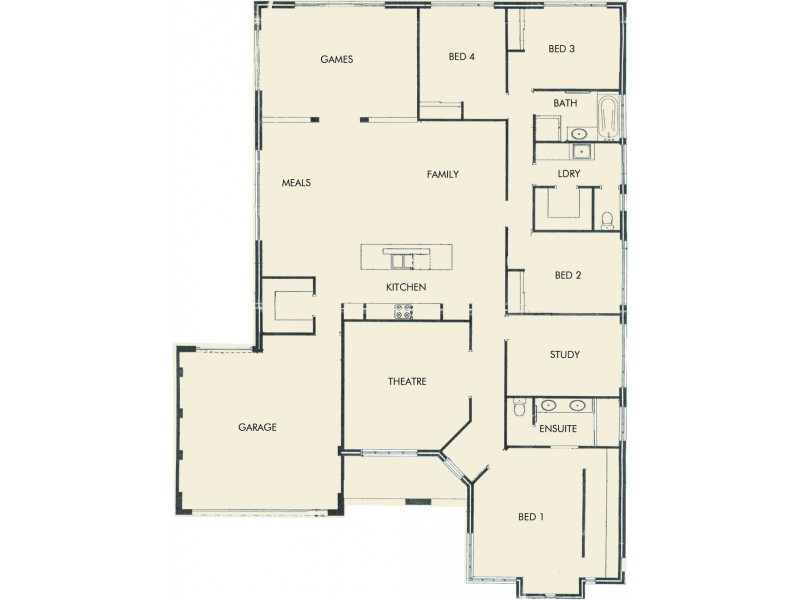 12 Benooka Grange, Lakelands WA 6180 Floorplan