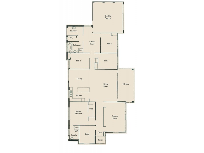 52 Chatsworth Drive, Erskine WA 6210 Floorplan