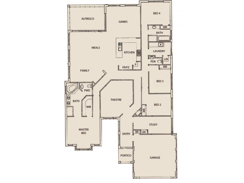 54 Seascapes Boulevard, Halls Head WA 6210 Floorplan