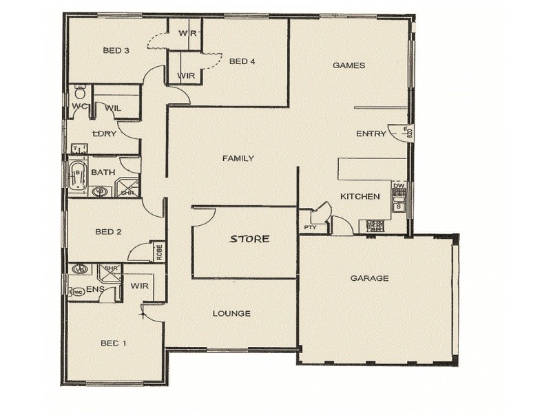 38 Park Ridge Drive, Bouvard WA 6211 Floorplan