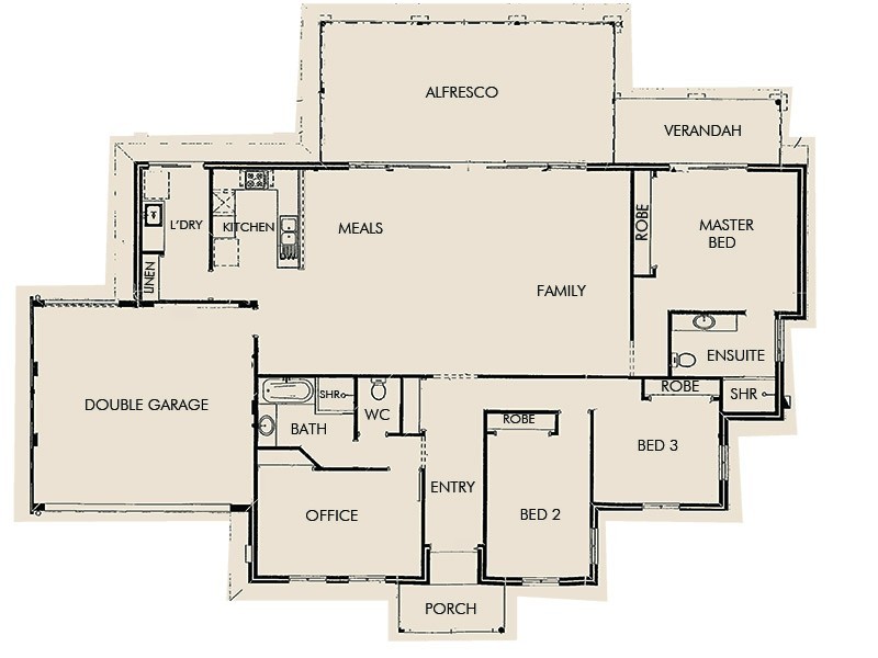 18 Autumn Glen, Dawesville WA 6211 Floorplan