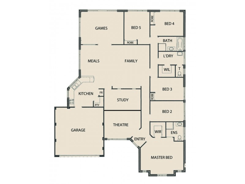 30 Brackenridge Ramble, Meadow Springs WA 6210 Floorplan
