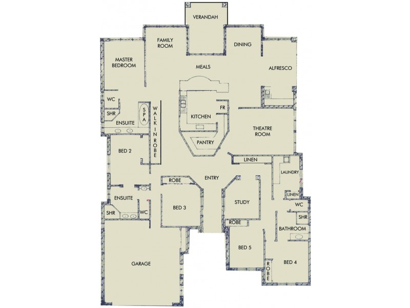 1 Ragamuffin Point, Halls Head WA 6210 Floorplan