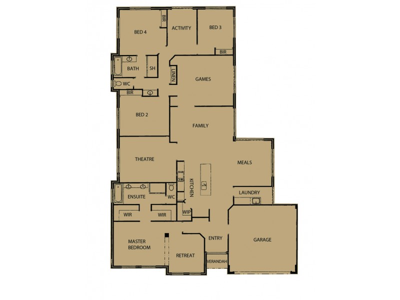 9 Arpenteur Turn, Madora Bay WA 6210 Floorplan