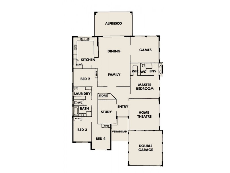26 Bellavista Parade, Meadow Springs WA 6210 Floorplan