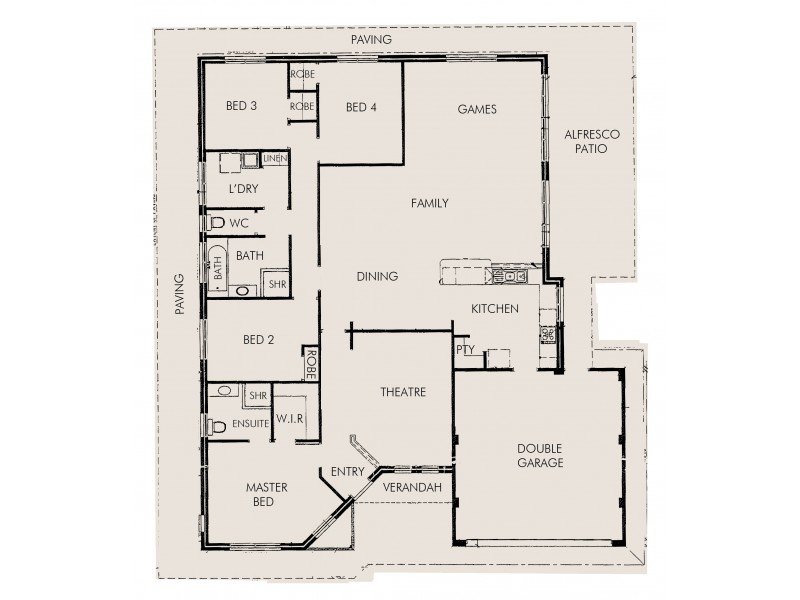 6 Jolly Rambler Boulevard, Ravenswood WA 6208 Floorplan