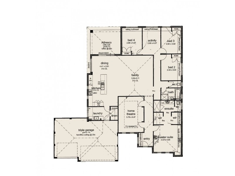 3 Kondinin Way, Dawesville WA 6211 Floorplan