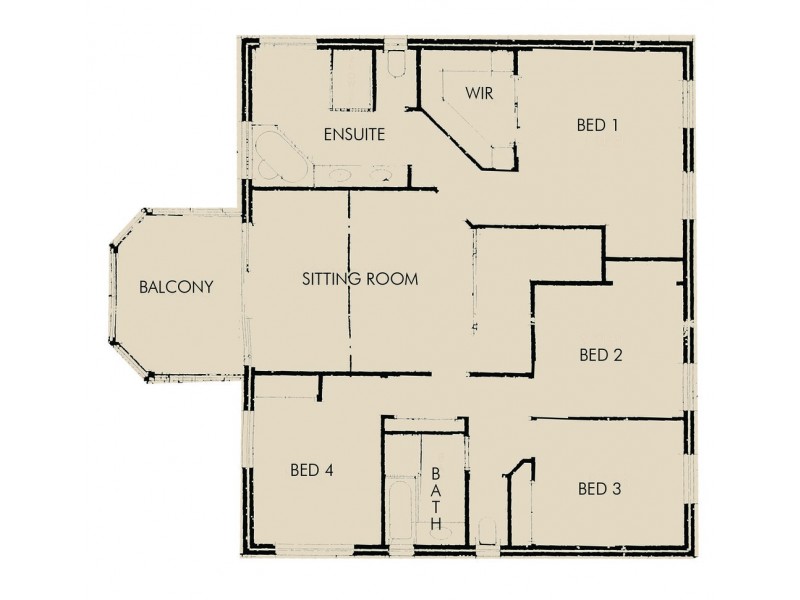 16 Honeytree Place, Falcon WA 6210 Floorplan