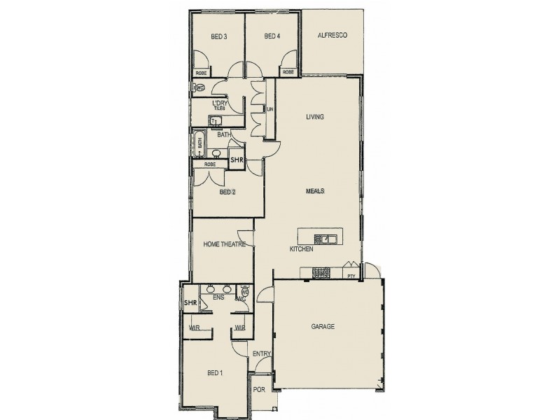 46 Greenville Vista, Meadow Springs WA 6210 Floorplan
