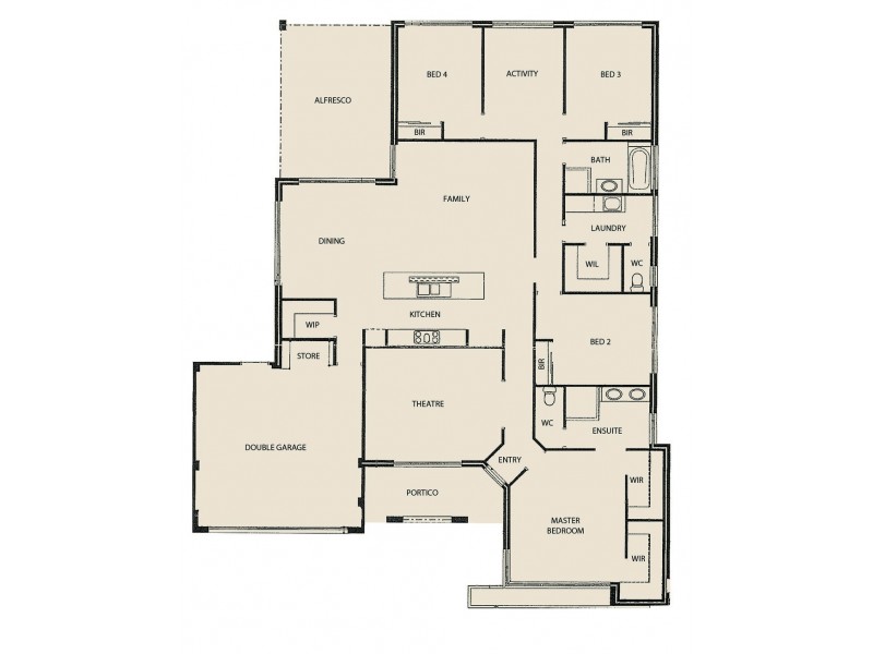 10 Orania Pass, Halls Head WA 6210 Floorplan