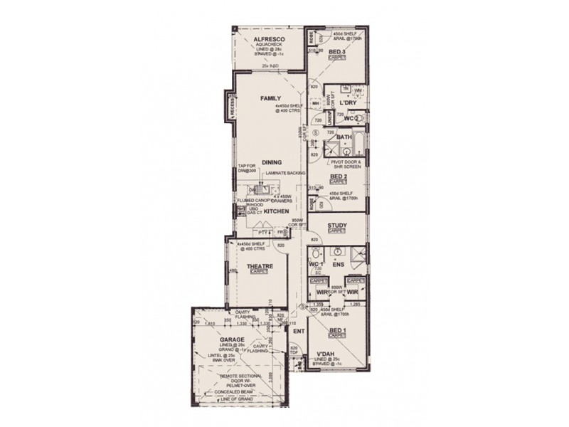 7 Kendale Way, Meadow Springs WA 6210 Floorplan