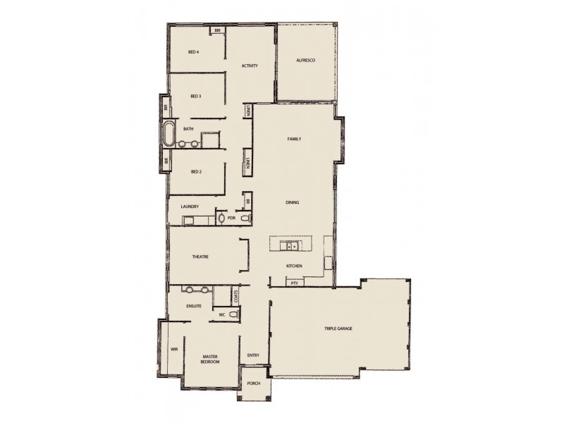 19 Glendale Street, Meadow Springs WA 6210 Floorplan