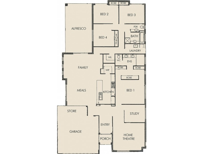 10 Brassii Link, Halls Head WA 6210 Floorplan