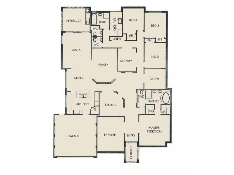 14 Albina Chase, Lakelands WA 6180 Floorplan
