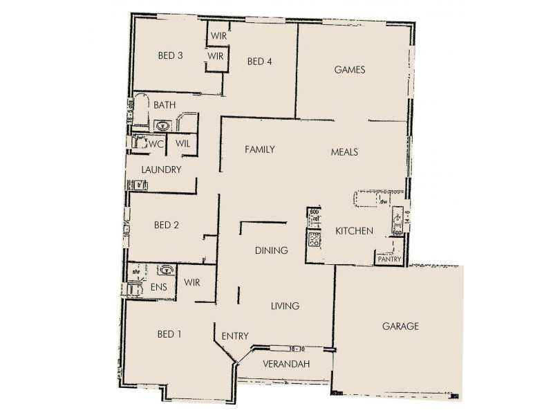 13 Onslow Court, Erskine WA 6210 Floorplan