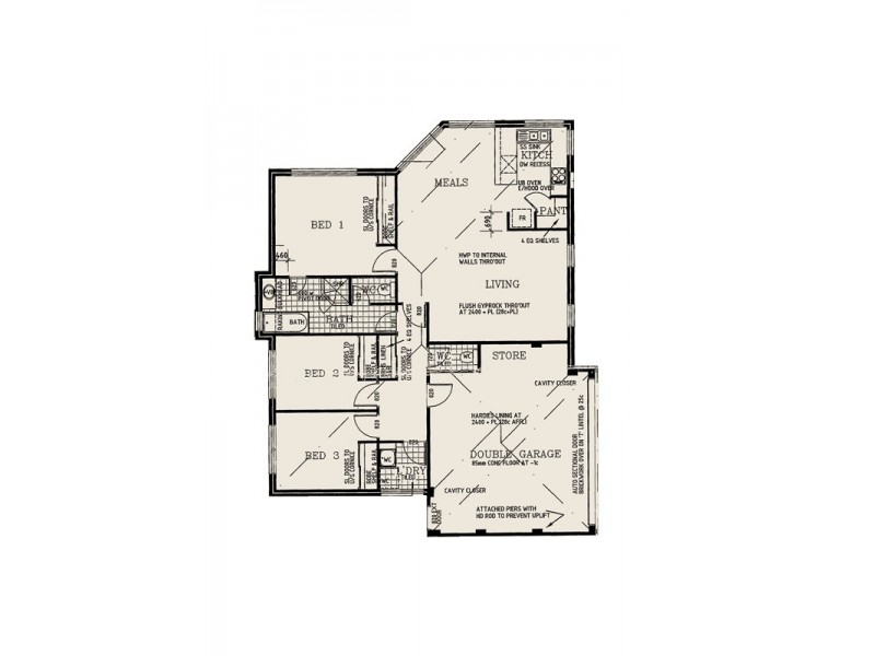 3 Tarragon Way, Falcon WA 6210 Floorplan