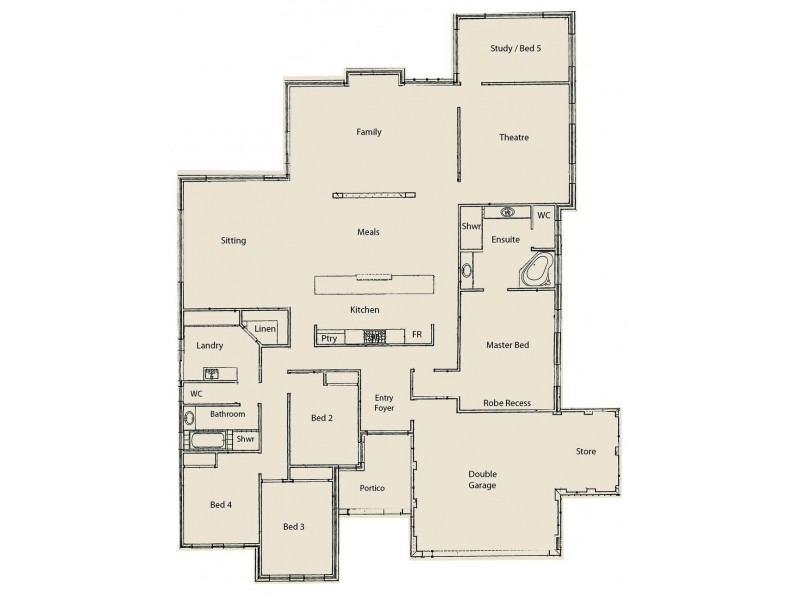 47 Narembeen Road, Dawesville WA 6211 Floorplan