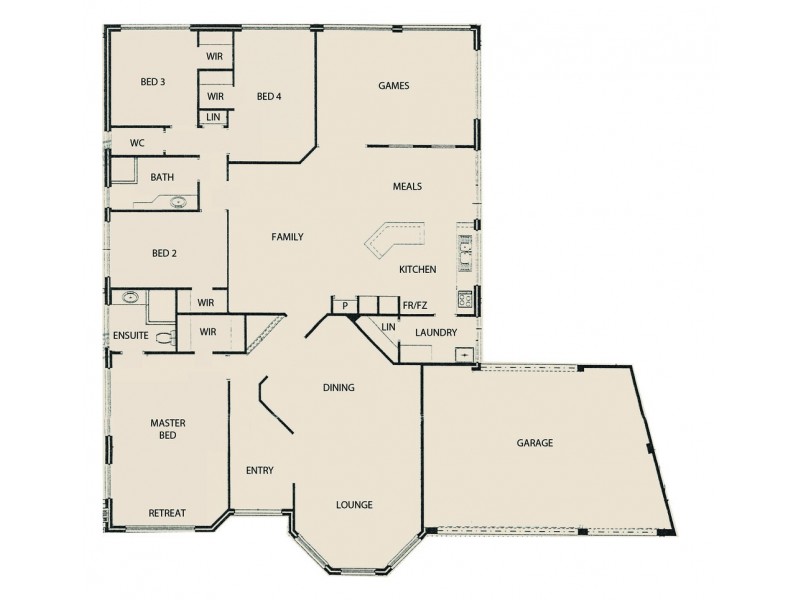 32 Pebble Beach Boulevard, Meadow Springs WA 6210 Floorplan