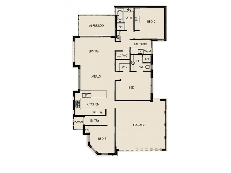 28 Kardan Loop, Falcon WA 6210 Floorplan