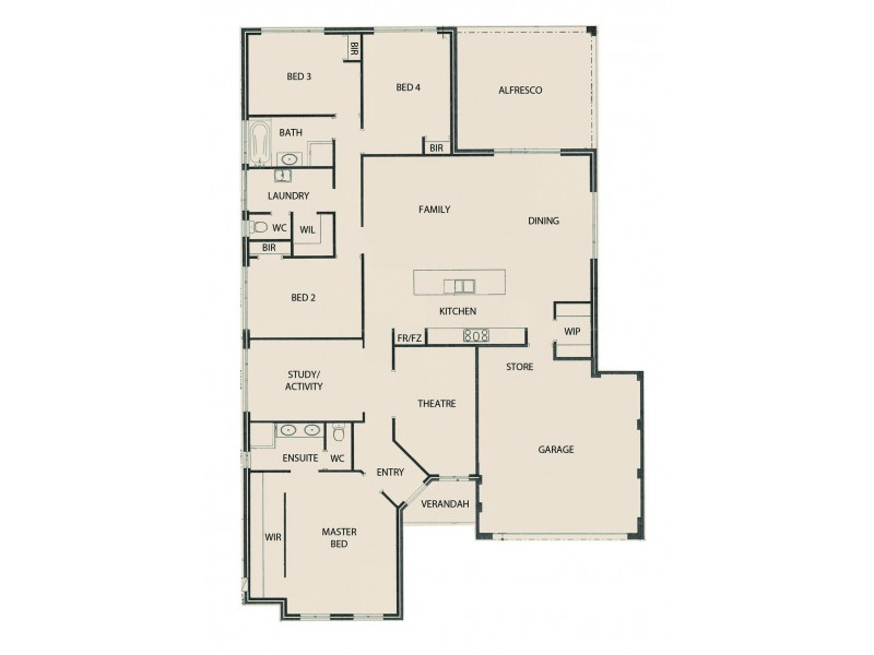 98 Hudson Drive, Dudley Park WA 6210 Floorplan