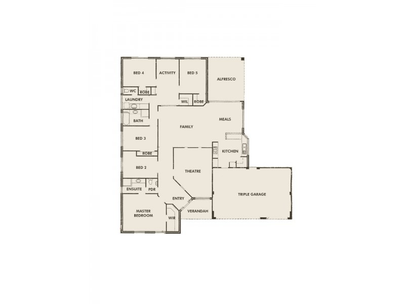 11 Inneston Place, Dawesville WA 6211 Floorplan