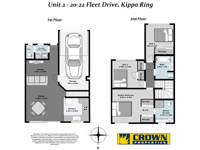 2-20/22 Fleet drive, Kippa-ring QLD 4021 Floorplan