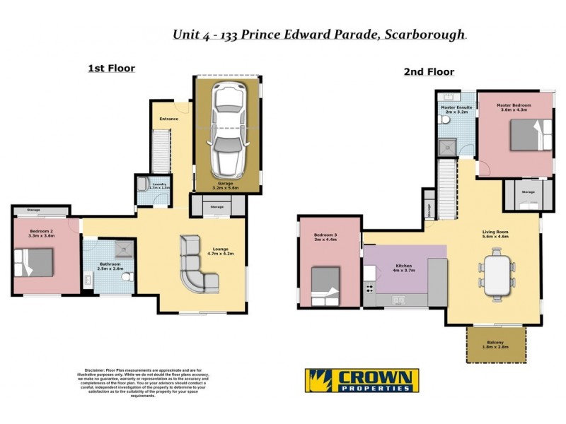 4/133 Prince Edward Parade, Scarborough QLD 4020 Floorplan