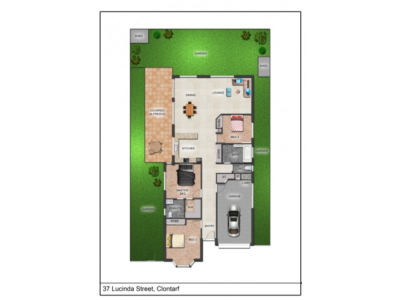 37 Lucinda Street, Clontarf QLD 4019 Floorplan