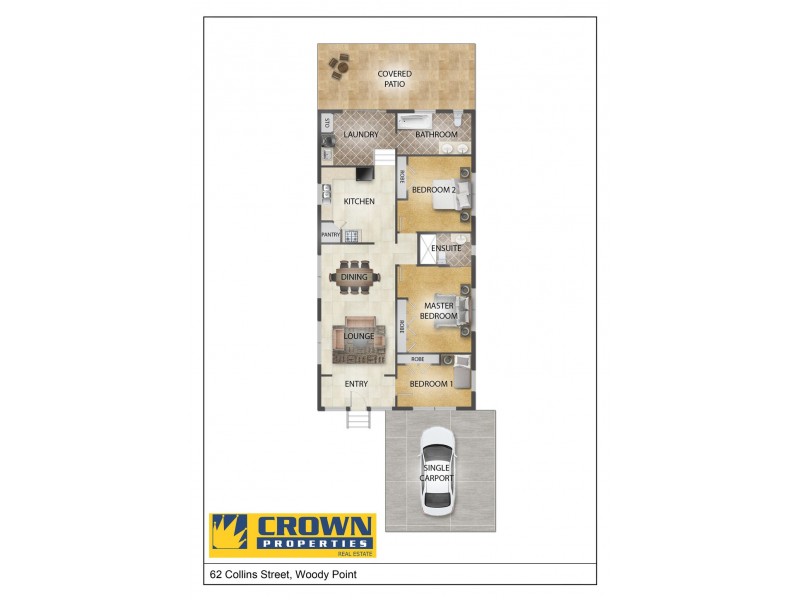 62 Collins Street, Woody Point QLD 4019 Floorplan