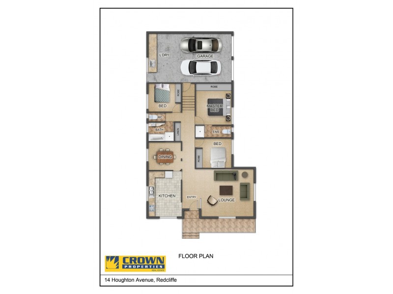 14 Houghton Ave, Redcliffe QLD 4020 Floorplan