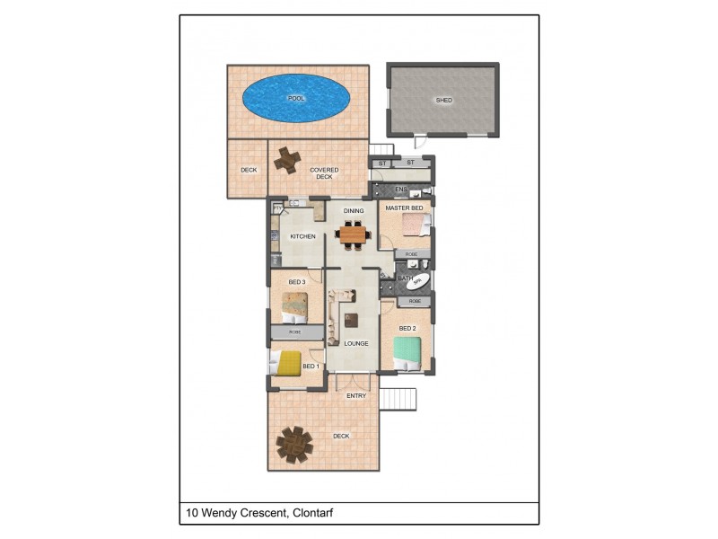 198 Scarborough Rd, Scarborough QLD 4020 Floorplan