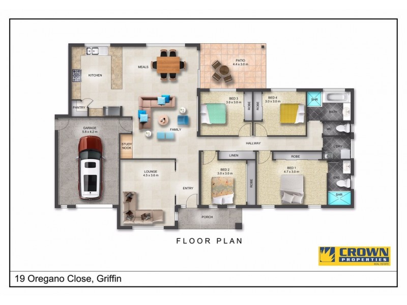 19 Oregano Close, Griffin QLD 4503 Floorplan