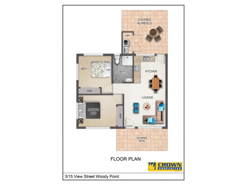 3/15 View Street, Woody Point QLD 4019 Floorplan