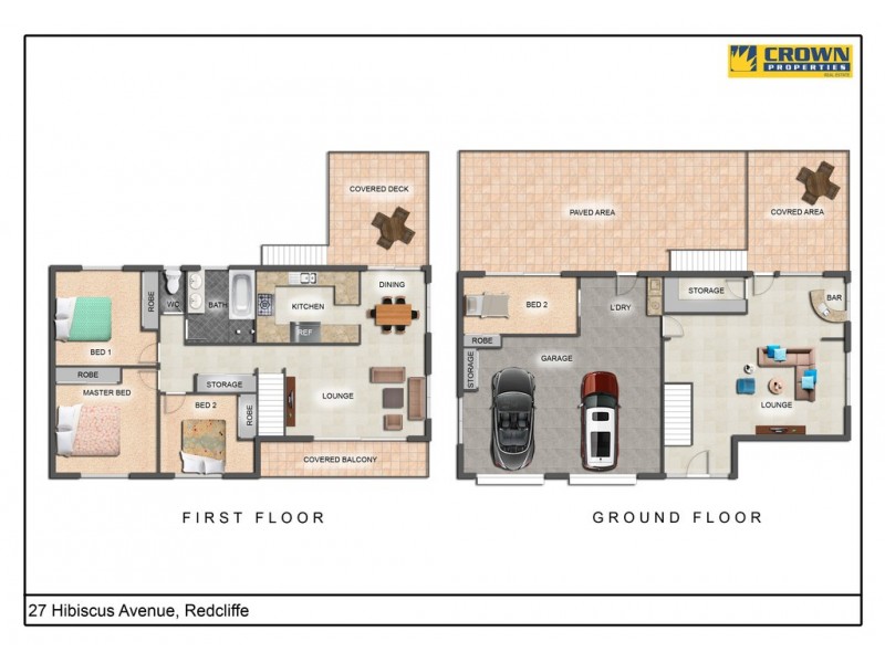 27 Hibiscus Ave, Redcliffe QLD 4020 Floorplan
