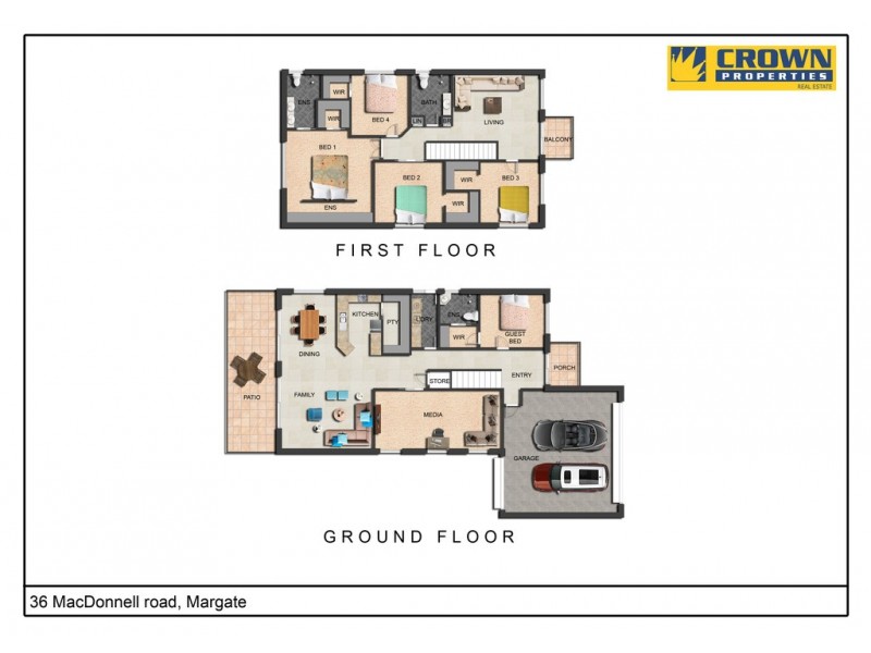 36 MacDonnell Road, Margate QLD 4019 Floorplan