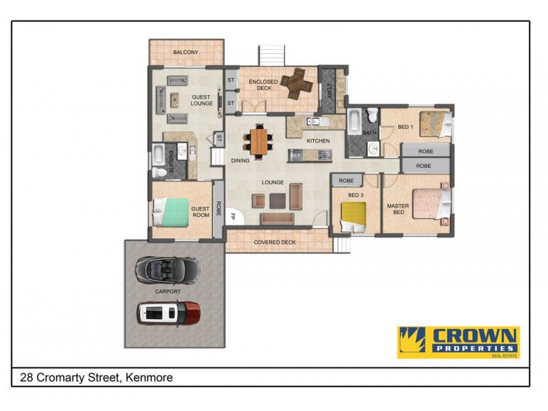 28 Cromarty St, Kenmore QLD 4069 Floorplan