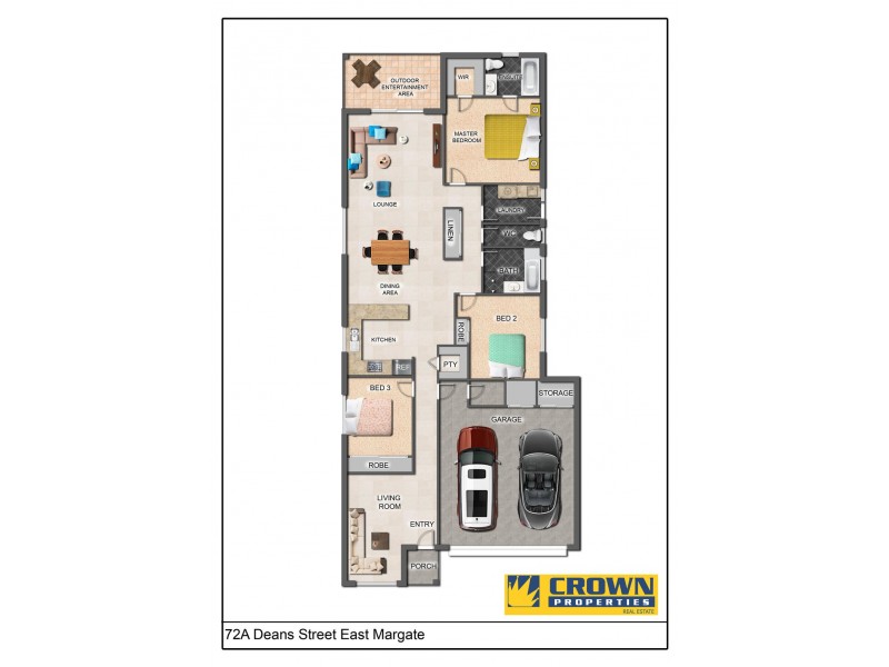 72a Deans Street E, Margate QLD 4019 Floorplan