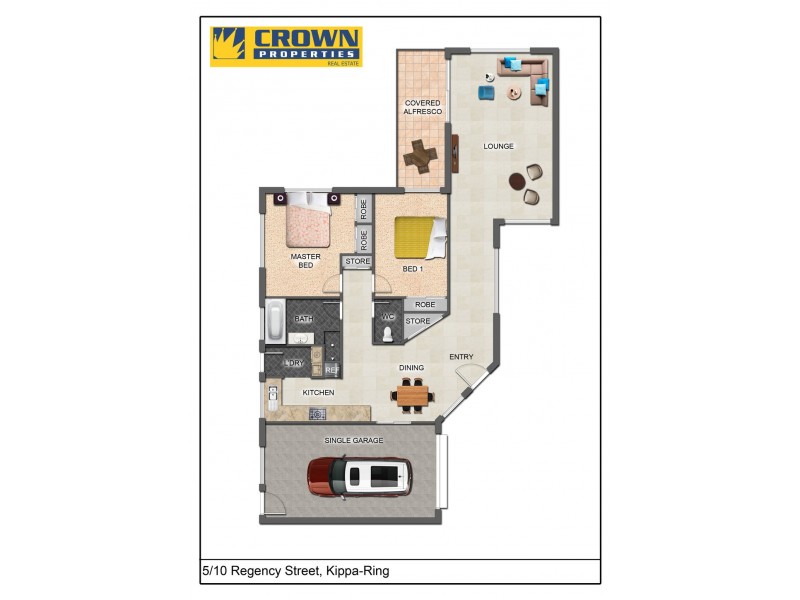 5/10 Regency Street, Kippa-ring QLD 4021 Floorplan