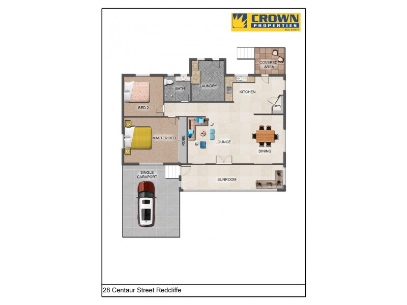 28 Centaur St, Redcliffe QLD 4020 Floorplan
