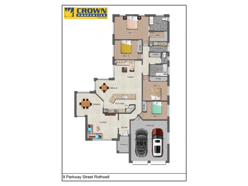 9 PARKWAY STREET, Rothwell QLD 4022 Floorplan