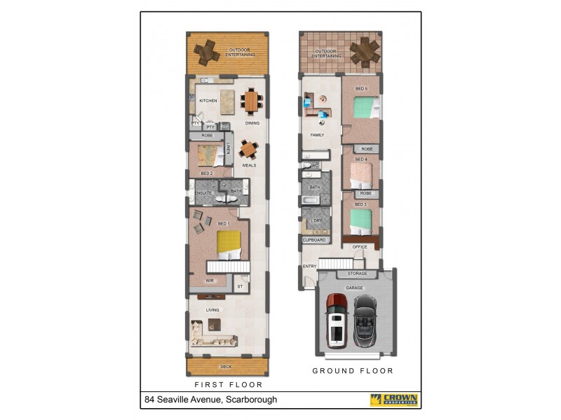 84 Seaville Ave, Scarborough QLD 4020 Floorplan